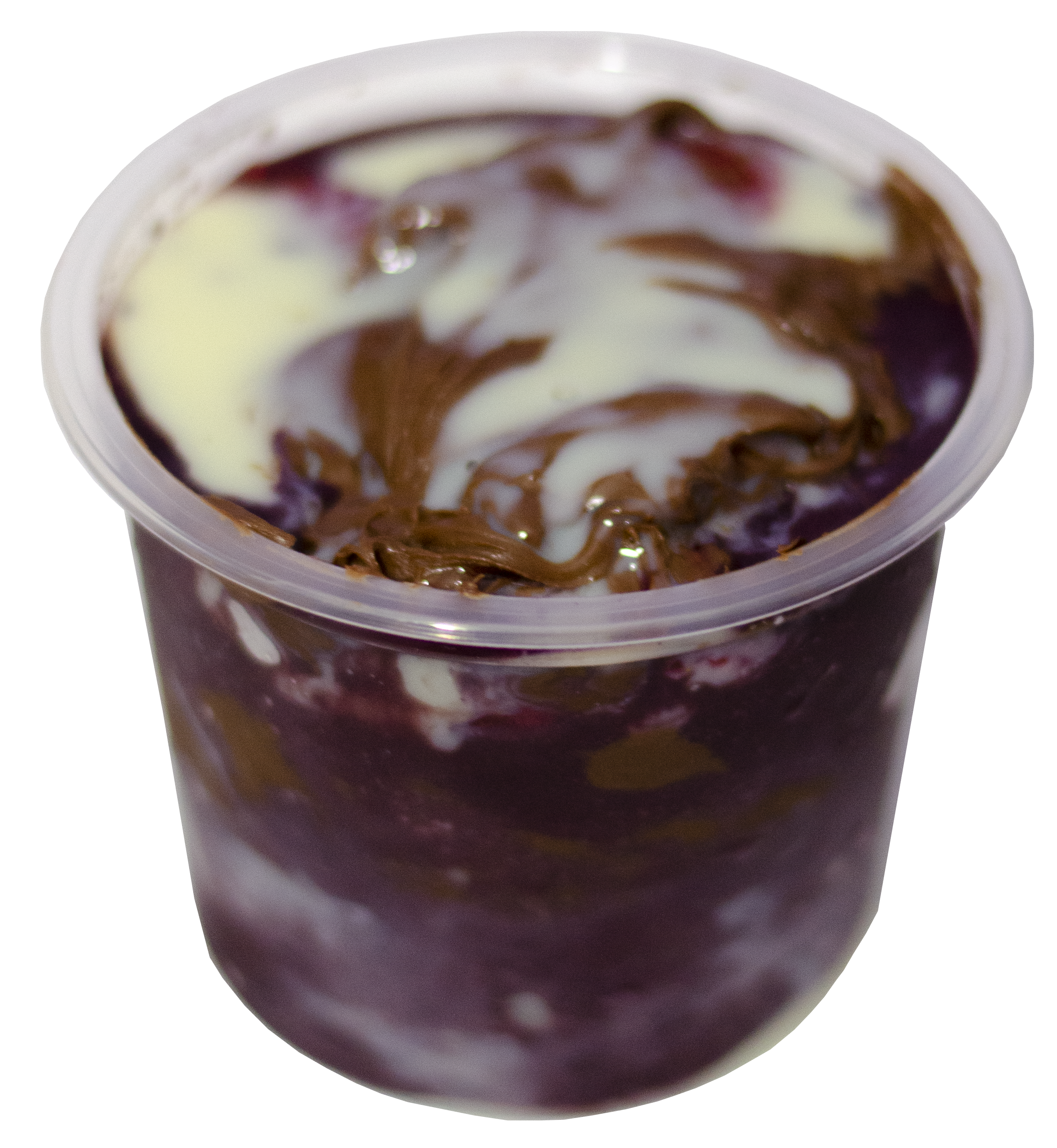 foto copo de açaí de nutella